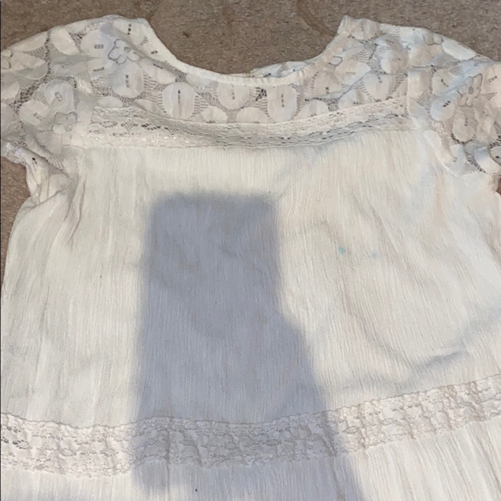 White dress from speechless kids flower girl dress